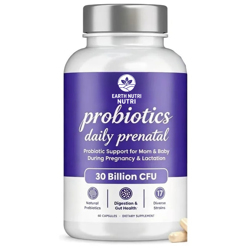 Probiotic 60 Billion - Prenatal Probiotics 30 Billion CFU, 17