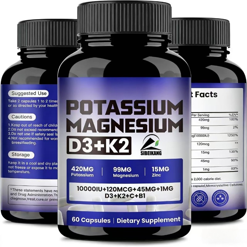 Potassium magnesium zinc capsu - Vitamin D3 K2 Drop recension och pris