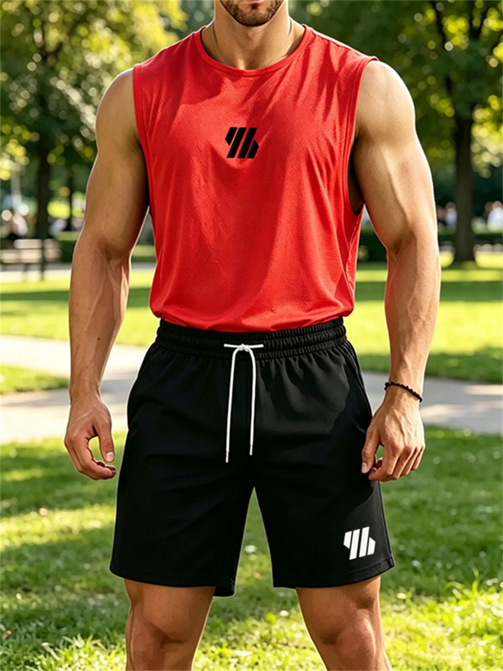 2026 new Men's Brand Vest Two- - Fitness & Nutrition Lab Zapopan recension och pris