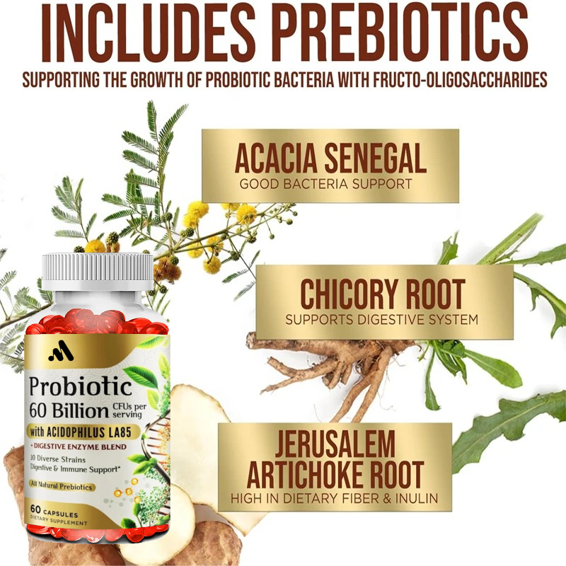 Each Serving Contains 60 Billi - Probiotic 60 Billion recension och pris