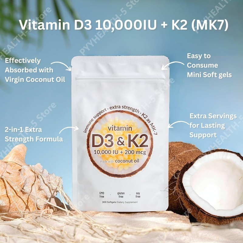 Vitamin D3 K2 Softgels D3 1000 - Vitamin D3 K2 Drop recension och pris