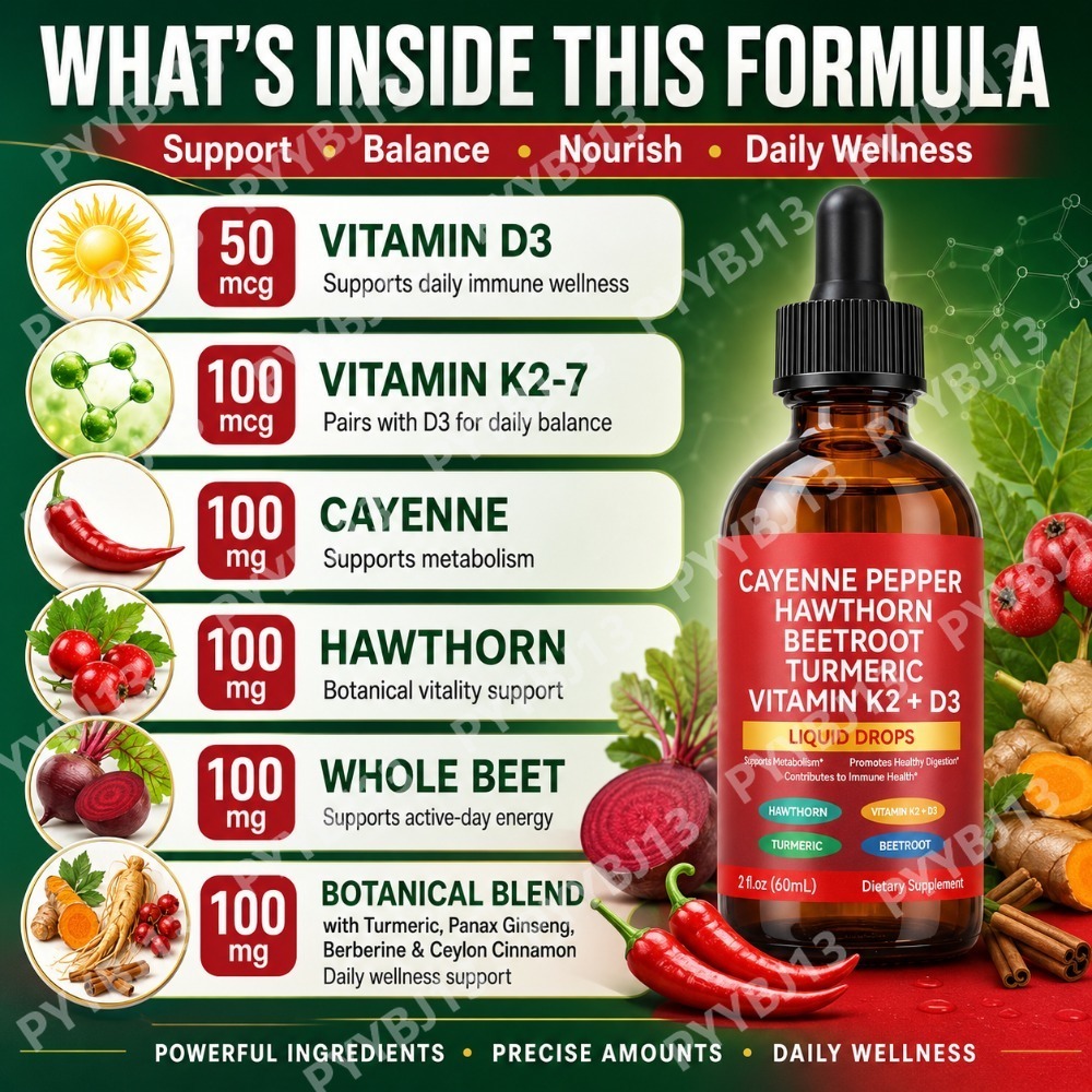 Pepper Drops 60ml Supports Met - Vitamin D3 K2 Drop recension och pris