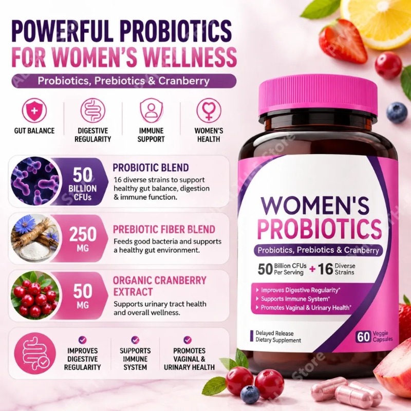 Women Probiotic 50 Billion CFU - Probiotic 60 Billion recension och pris