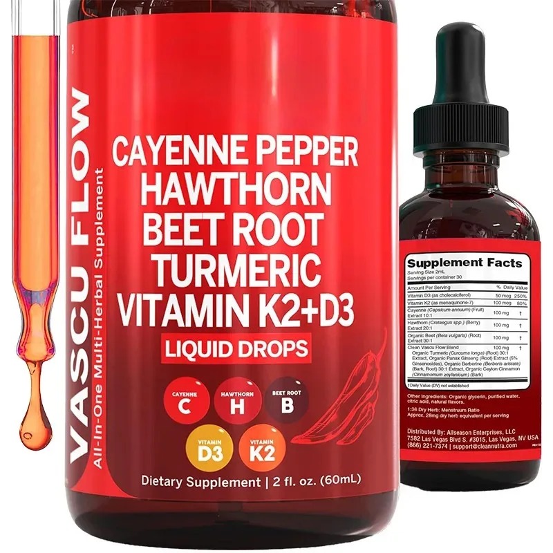 Natural Cayenne Pepper Liquid  - Vitamin D3 K2 Drop recension och pris