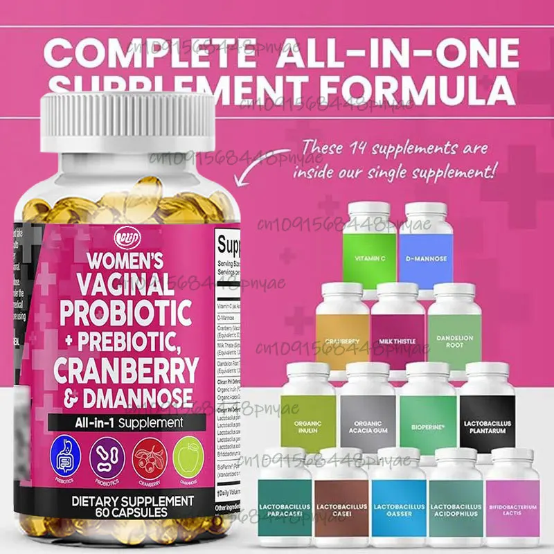 60 Capsules Female Probiotics+ - Probiotic 60 Billion recension och pris