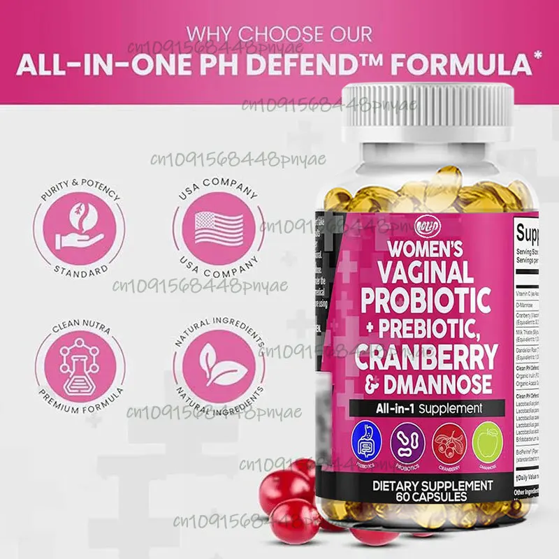60 Capsules Female Probiotics+ - Probiotic 60 Billion recension och pris