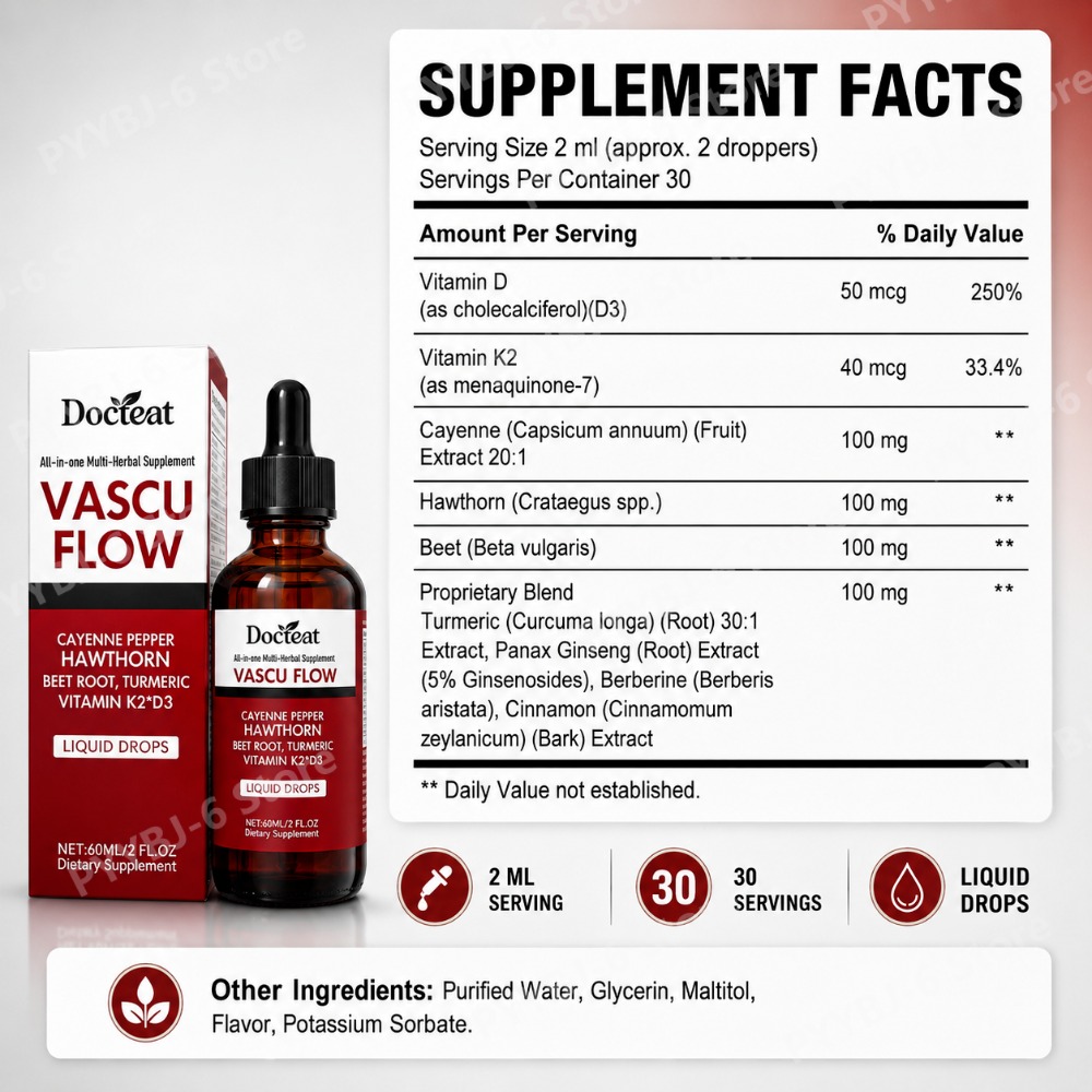 Docteat Multi-Herbal Liquid Dr - Vitamin D3 K2 Drop recension och pris