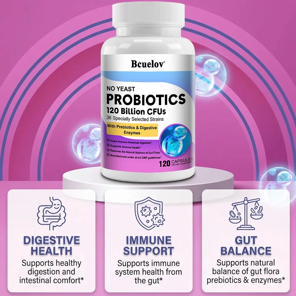 Organic Enzymes Probiotic Caps - Probiotic 60 Billion recension och pris